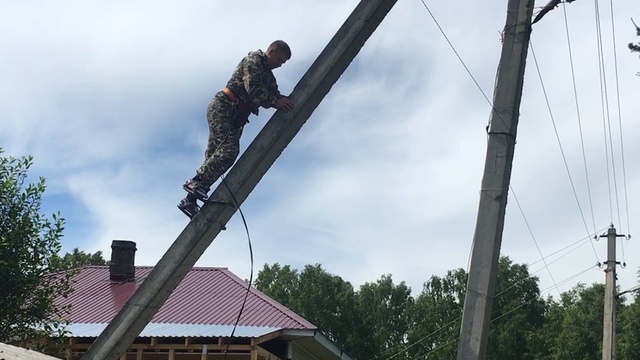 Подключение СИП к дому от столба