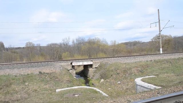 -Вид на реку "Волчейка".Россия.Смоленская область.Смоленский район.Деревня Волчейка.28.04.2020 г.-