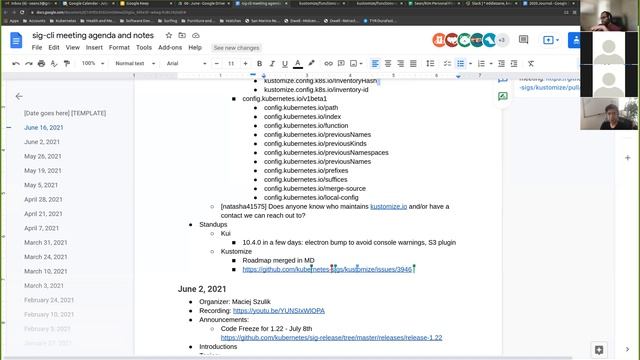 Kubernetes SIG CLI 20210616