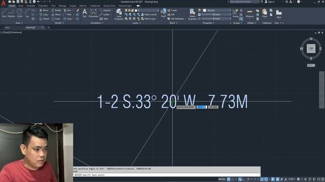 Plot lot bearing in autocad using excel, Sobra bilis