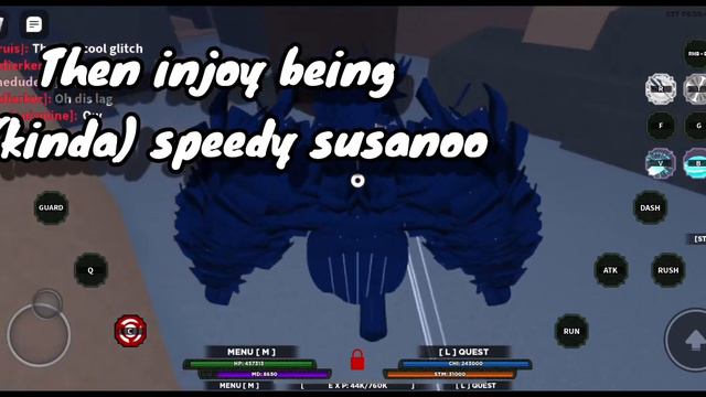 (Kinda) speedy glitch with full samurai spirit|shindo life|