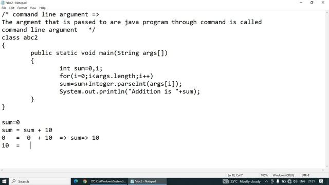 Command Line N Arguments Program In Java | Command Line Arguments | Technical Icode