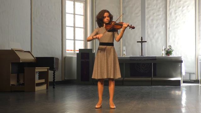 Акчурина Ангелина И. С. Бах "Соната для скрипки соль-минор", Фуга