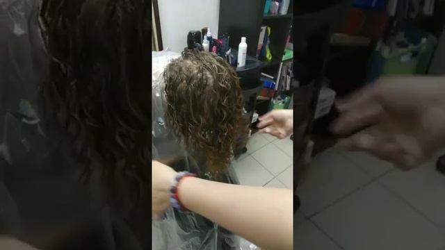 Укладка кудрей