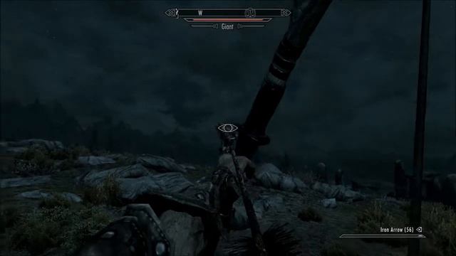 Skyrim - Dragon helps me defeat giant