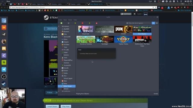 How to manually add a wine-steam game to Lutris Linux