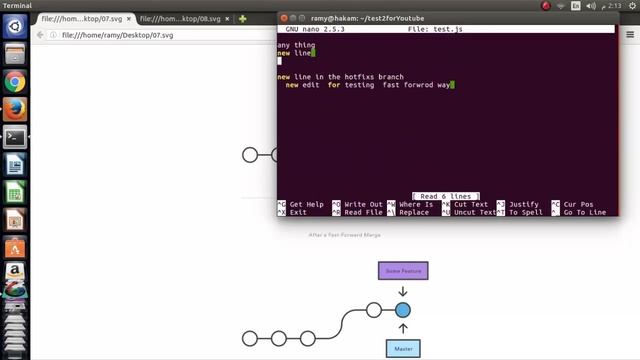 8- سلسلة شروحات ال git  للمبتدأين والمحترفين - الدرس الثامن Git merge