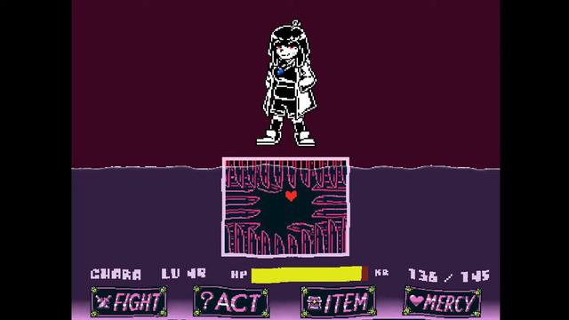 *[No Heal Samsaratale/Undertale Special Mysterious Chara fight]*