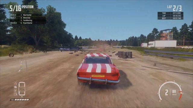 Wreckfest PS5 - SERIOUS RACING GAMEPLAY - 4K PS5