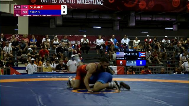 Thomas Patrick Gilman (USA) vs Darian Toi Cruz (PUR) - Final // Pan-American Championships 2022