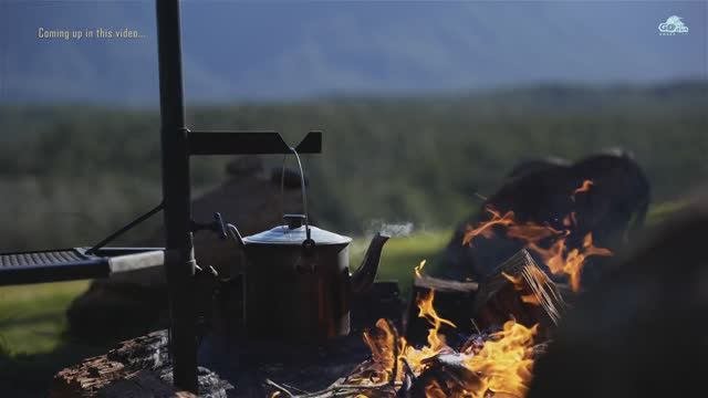 АВТОКЕМПИНГ при СИЛЬНОМ ВЕТРЕ Высадка на Jeep Wrangler Приготовление пищи на костре Звуки кемпинг