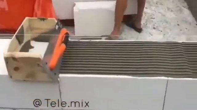 Удобное кладка блоков