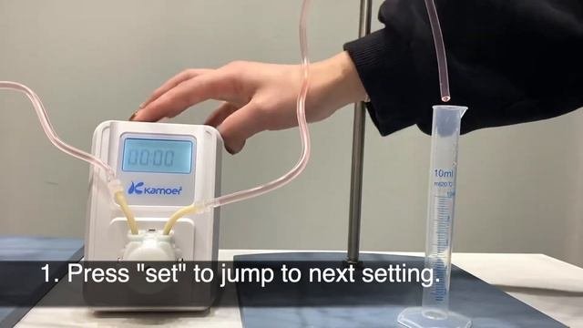 How to use KSP-F01A Peristaltic Dosing pump? (KAMOER)