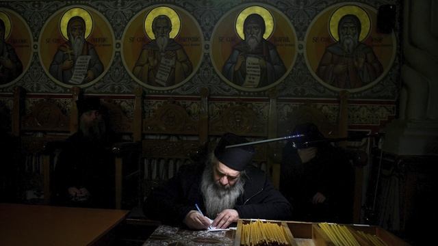 Византийское пение монахов Румынской Православной Церкви