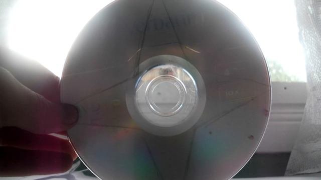 Как сделать сюрикен из DVD диска#12.