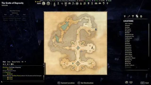 Coldharbour 1 Shrouded Plain   The Grotto of Depravity delve and The Lost Lute