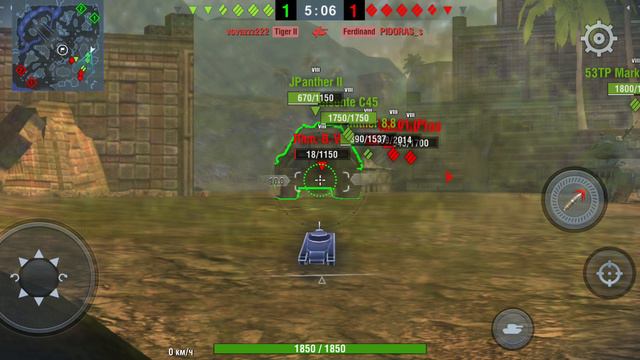 Игра в танки онлайн тигр-2. мир танков. Word of tanks.