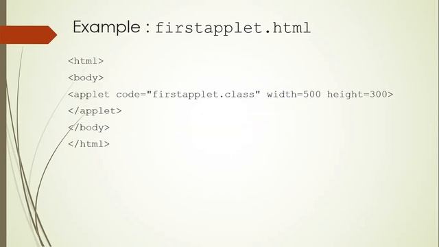 How to run a JAVA Applet Program?