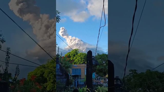 Извержение вулкана Майон (Филиппины, 4.02.2024).