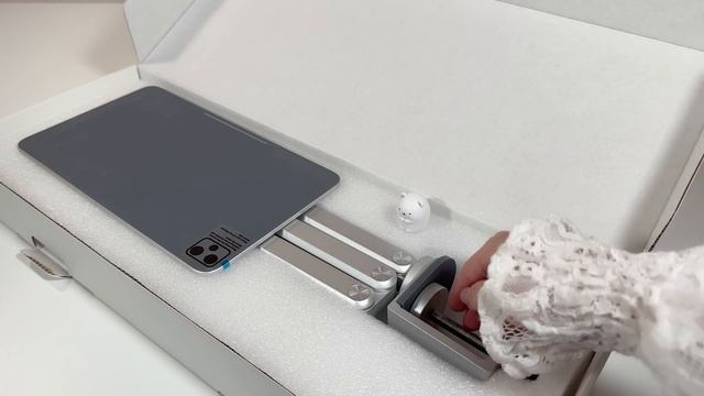 NEW M2 iPad Pro 11" Sliver✨ aesthetic unboxing｜paperlike｜accessories｜Genshin Impact?