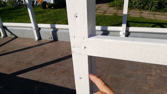 Установка и крепление корпуса прицепа. Часть 3.