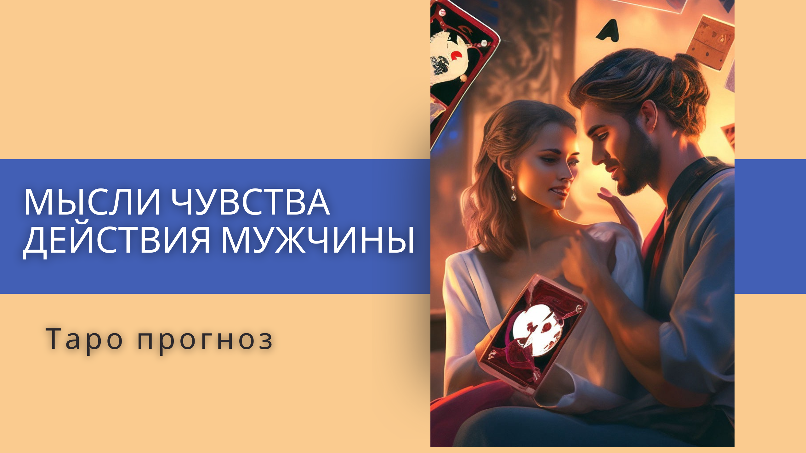 Мысли Чувства Действия загаданного мужчины к Вам таро прогноз
