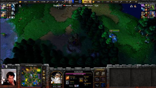 Romantic (HU) vs Lyn (Orc) - WarCraft 3 - Highly Recommended - WC3685