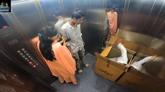 SCARY GHOST PRANK IN LIFT ! || MOUZ PRANK