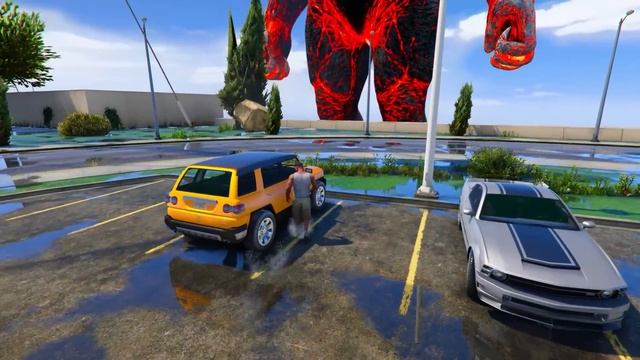 GTA 5 | GTA5 BUT WHATEVER TITAN LAVA GOD MONSTER SHINCHAN, FRANKLIN & HULK DRAWS COMES TO REAL LIFE