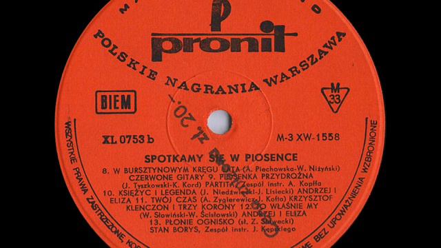 VARIOUS SPOTKAMY SIĘ  W PIOSENCE full album vinyl