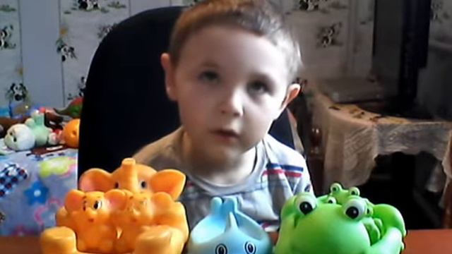 Детское развивающее видео. Игрушки для купания.