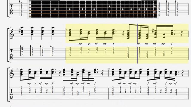 Bee Gees   New York Mining Disaster 1941 GUITAR 2 TABLATURE