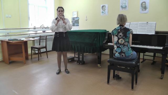 Ф.Шуберт.Песня из цикла "Прекрасная мельничиха".Бабинович Ангелина.
