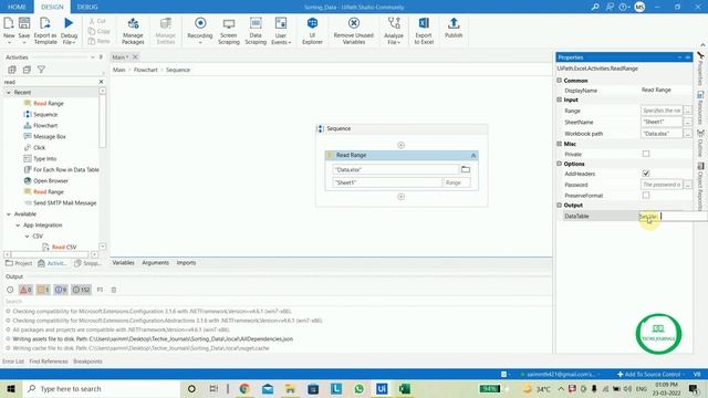 Sort Data Table Activity UiPath II Excel Automation UiPath RPA II  How to Sort Data Table in UiPath