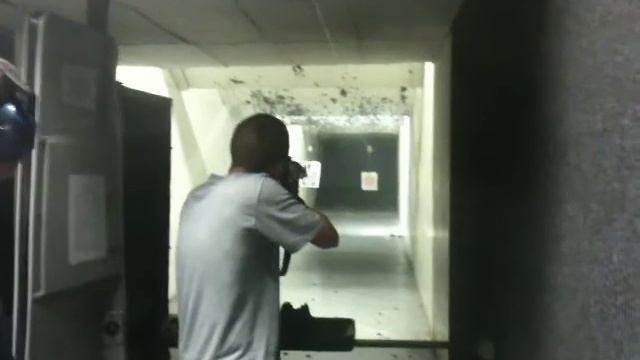 Shooting an AK-47