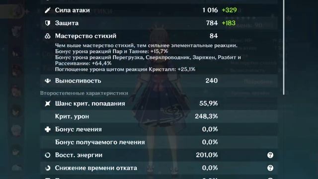 Аяка с0 - c2 - c3 сравнение чистого урона