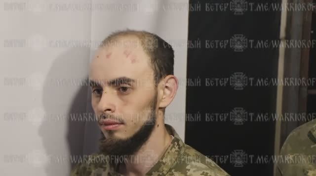 ❗🏳⚡Вот и первое видео с пленным из Кракена, который попал в плен в Харьковской области.⚡