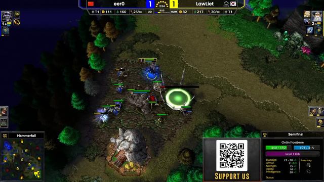 WC3 - [UD] Eer0 vs LawLiet [HU] - Semifinal - Ted Cup 21