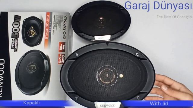 Kenwood Kfc-s6976ex 500 Watt 80 Watt Rms Amfi Uyumlu Oto Oval Hoparlör