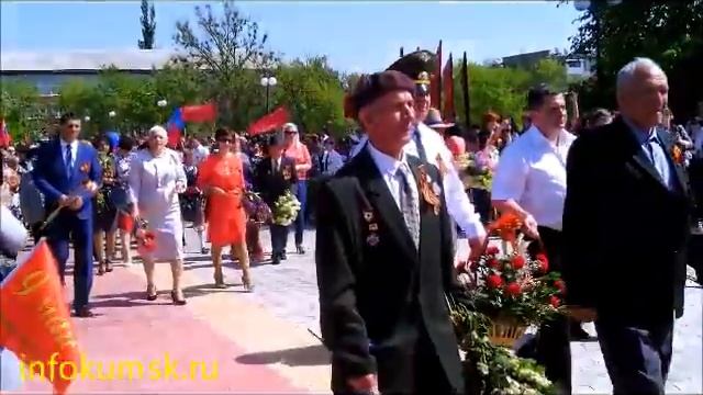 День победы Нефтекумск 2014 возложение