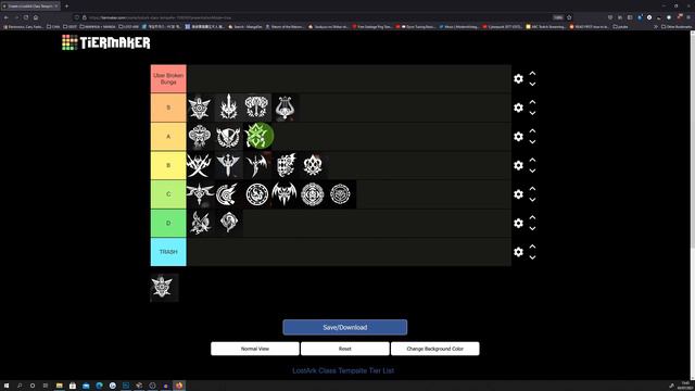 [Chapter 2/9] Lost Ark Class Tier List (Tier 1 - Mid)(PvE)