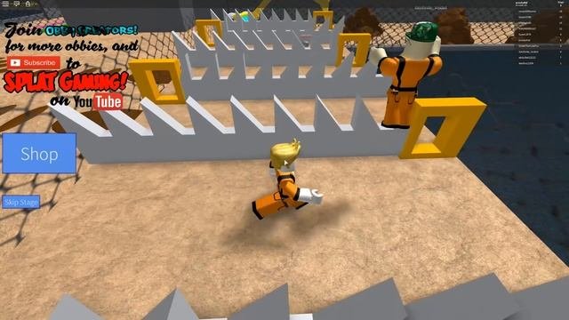 ПОБЕГ от СТРОИТЕЛЕЙ в ROBLOX от КИДА   Приключения мульт героя в игре как майнкрафт