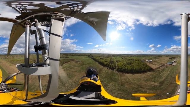 360' 4k. 28-й Полёт, самостоятельный. 6-13 Боковой ветер.