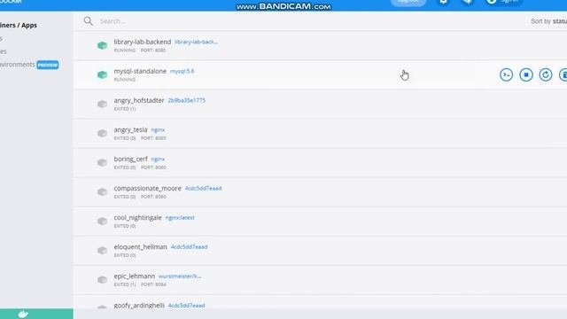 Library Lab : Create Docker Containers