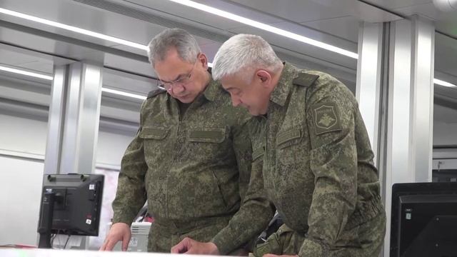 Министр обороны РФ проверил передовой пункт управления «Западной» группировки войск