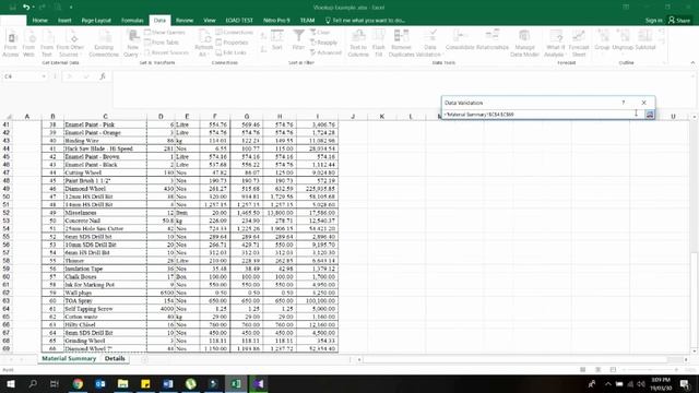 DROP DOWN LIST IN EXCEL  DATA VALIDATION EXCEL