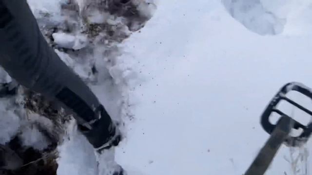 Коп зимой