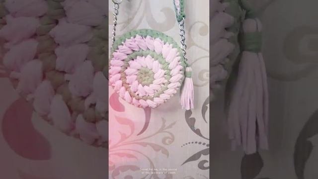 Сумка из трикотажной пряжи
