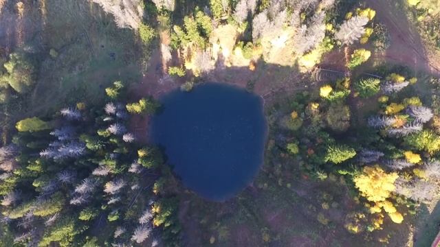 Полет над озером Морской Глаз с. Шарибоксад, Марий ЭЛ