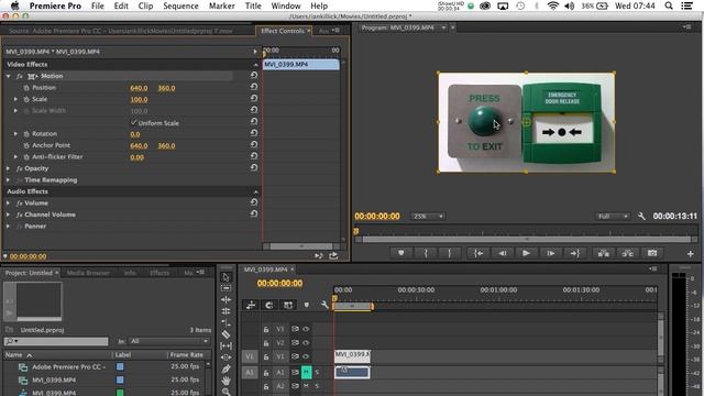 Motion Paths in Premiere Pro CC